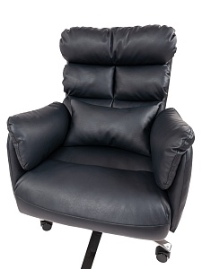 Офисное кресло CHAIRMAN 433, экокожа, черный